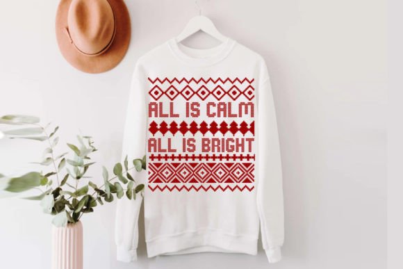 Christmas Ugly Jumper Sweater SVG File for Graphics & T-Shirt Designs