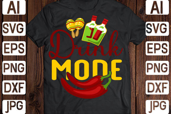 Drink Mode Svg Graphics and Print Templates Review