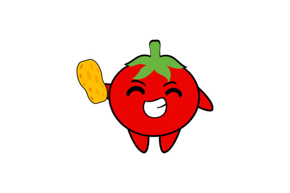 Mascot Cartoon Smile Funny Graphics for Illustrations