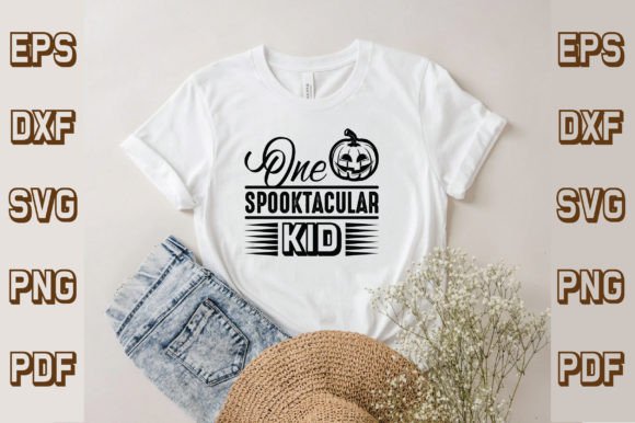One Spooktacular Kid Svg Designs: Graphics for T-Shirt Designs