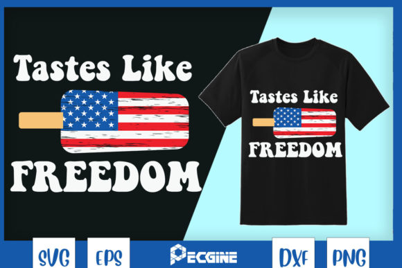 Tastes Like Freedom Funny 4th of July Embroidery Review