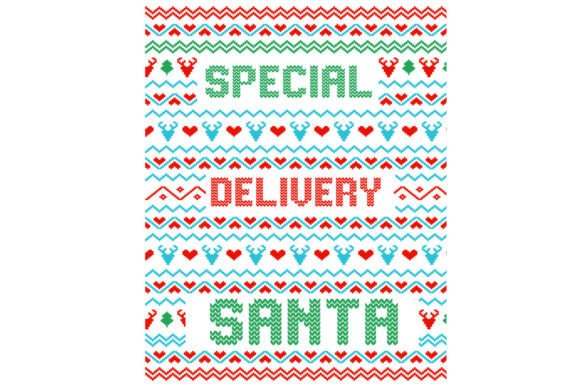 Vintage Christmas Ugly Sweater SVG File Graphics and T-Shirt Designs